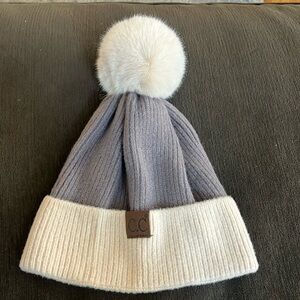 CC Pom Pom Hat Beanie NWOT
